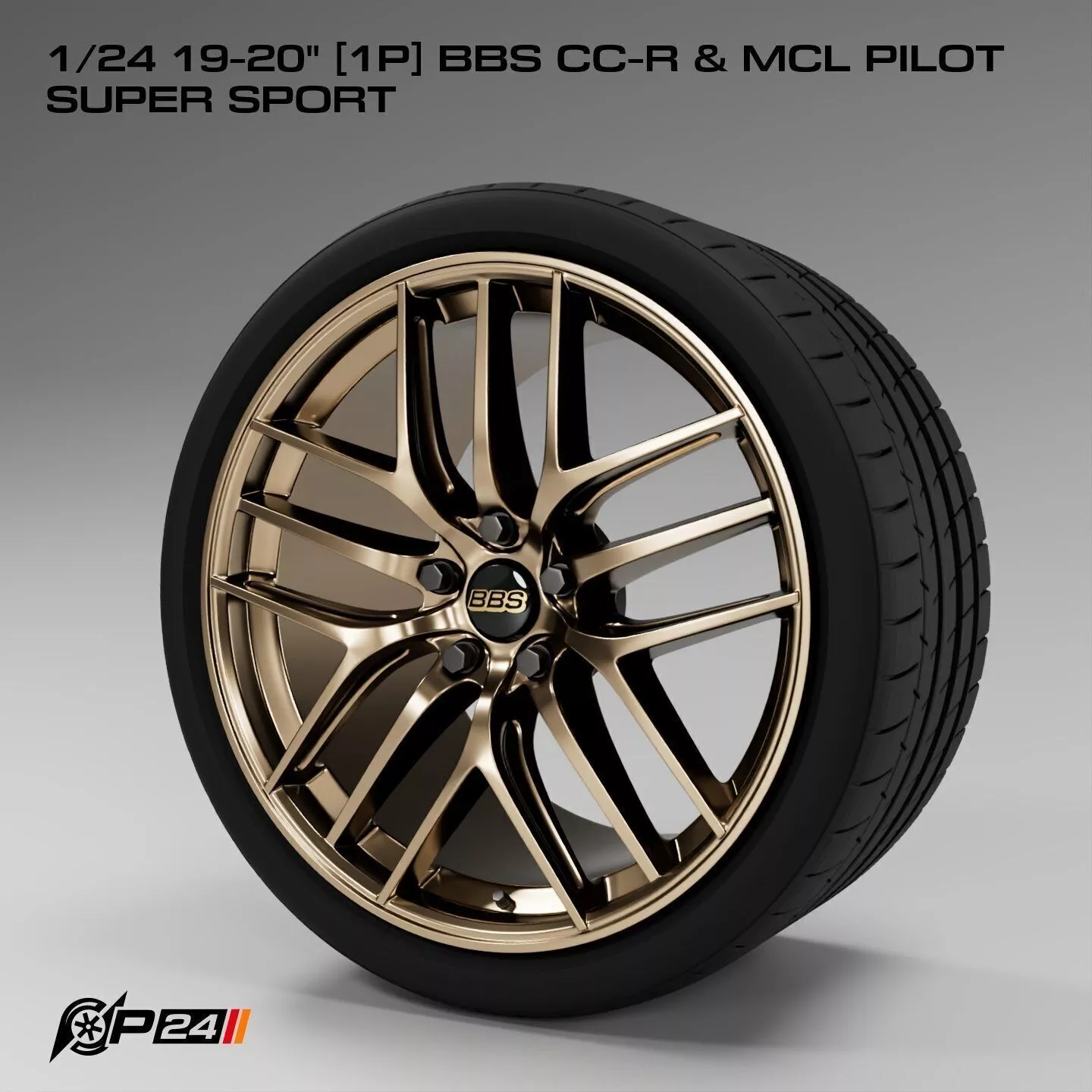 1-24th 19-20 inches 1P BBS CC-R and MCL Pilot Super Sport 3D print model