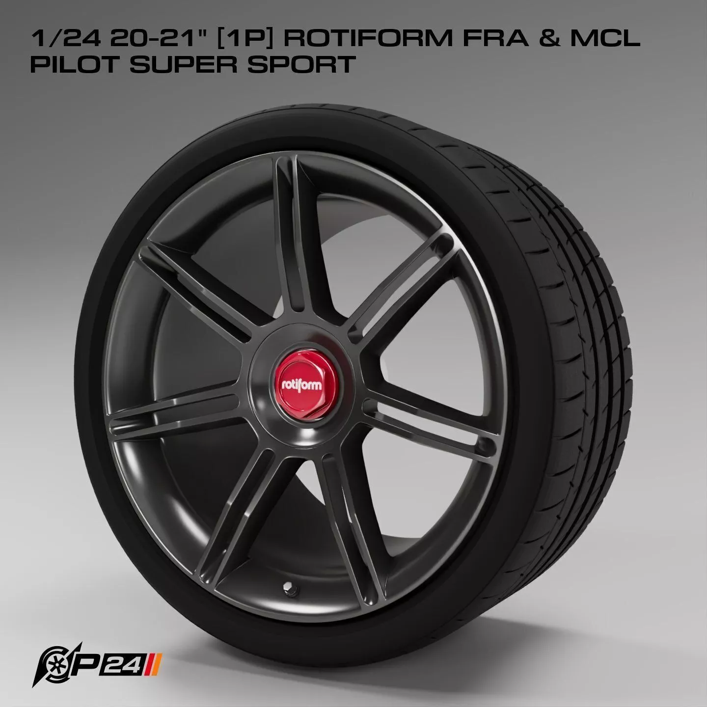 1-24th 20-21 inches 1P Rotiform FRA and MCL Pilot Super Sport 3D print model