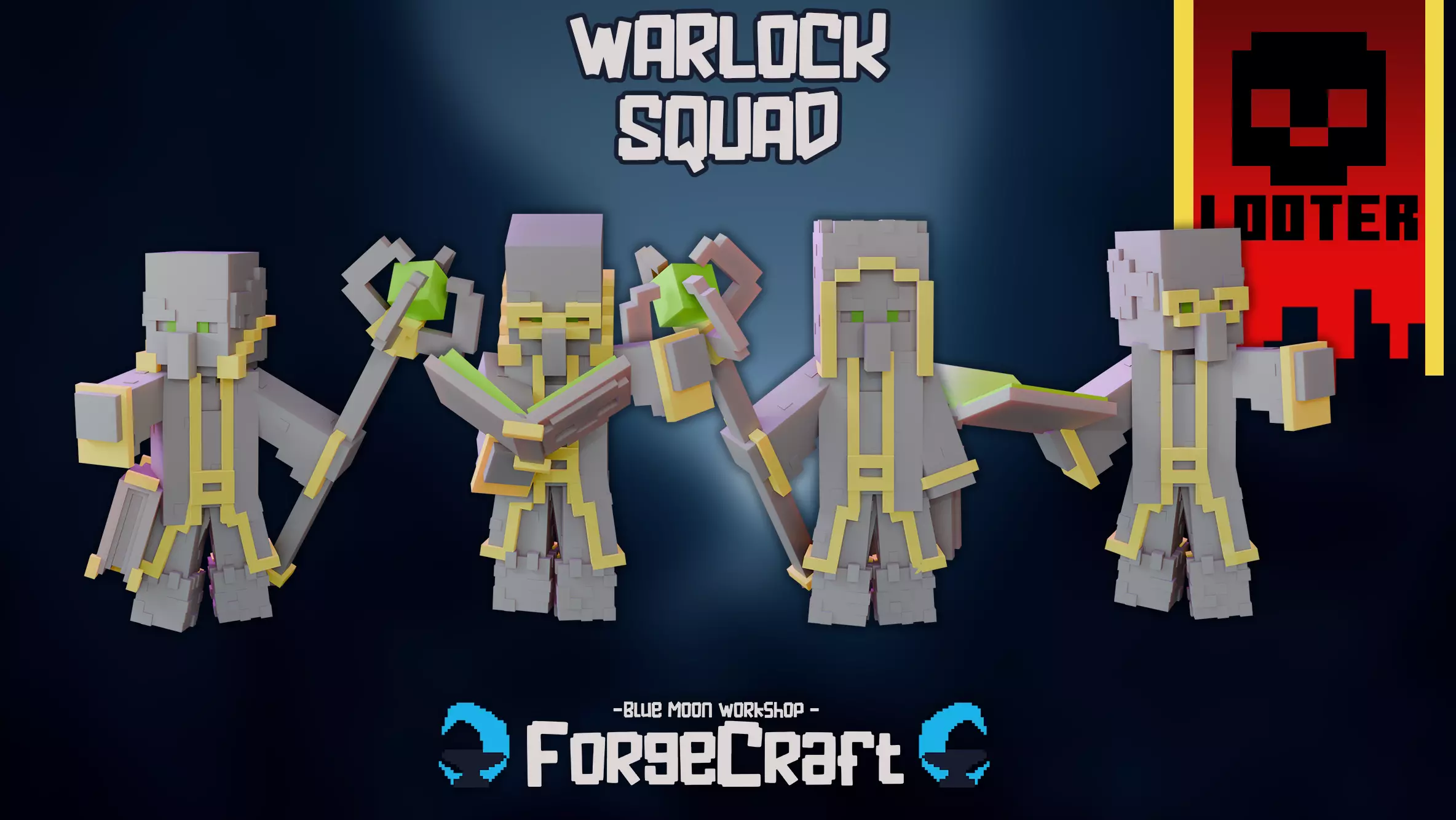 LOOTER WARLOCK SQUAD 3D print model
