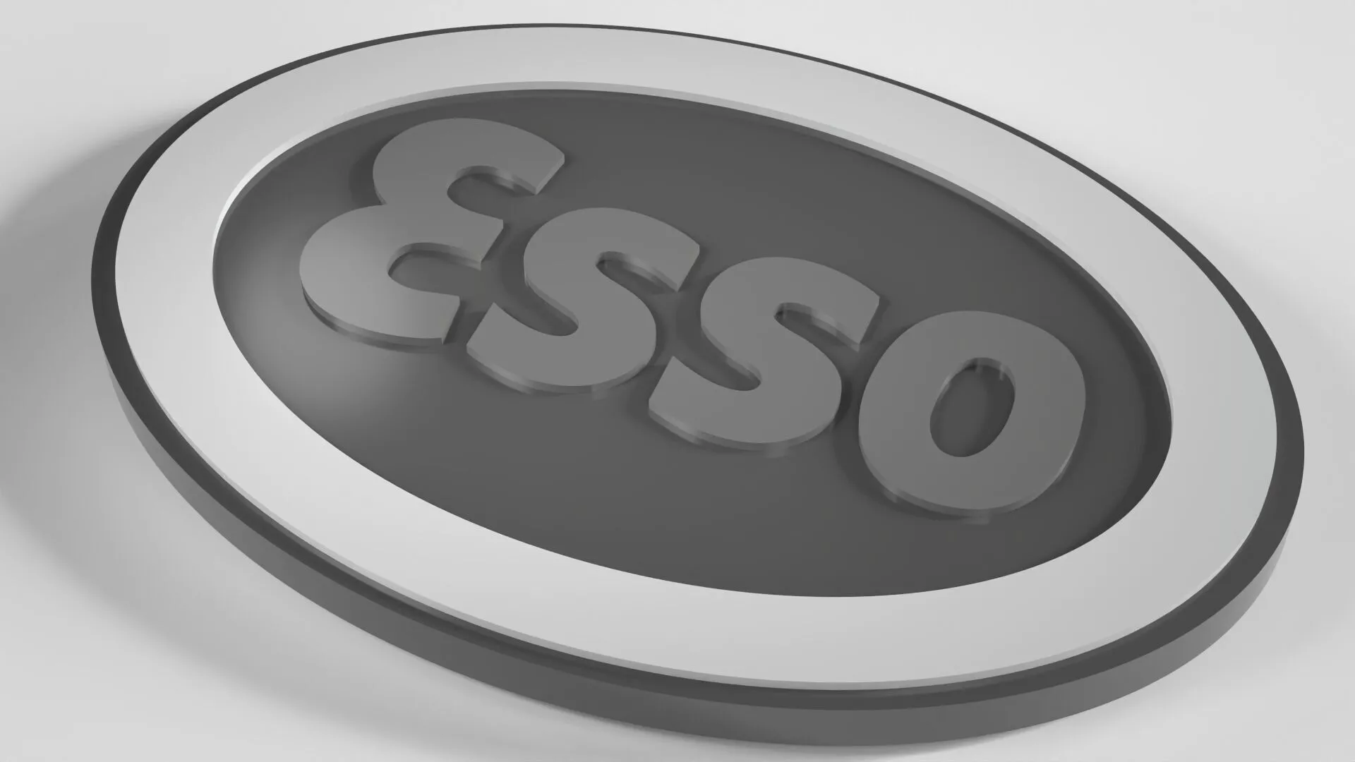 Esso Motor Sign 3D print model
