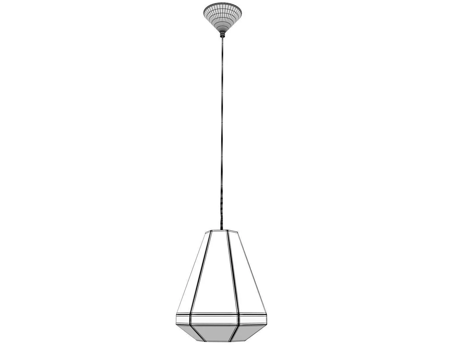 The Diamonte Pendant Lamp 3D model_7