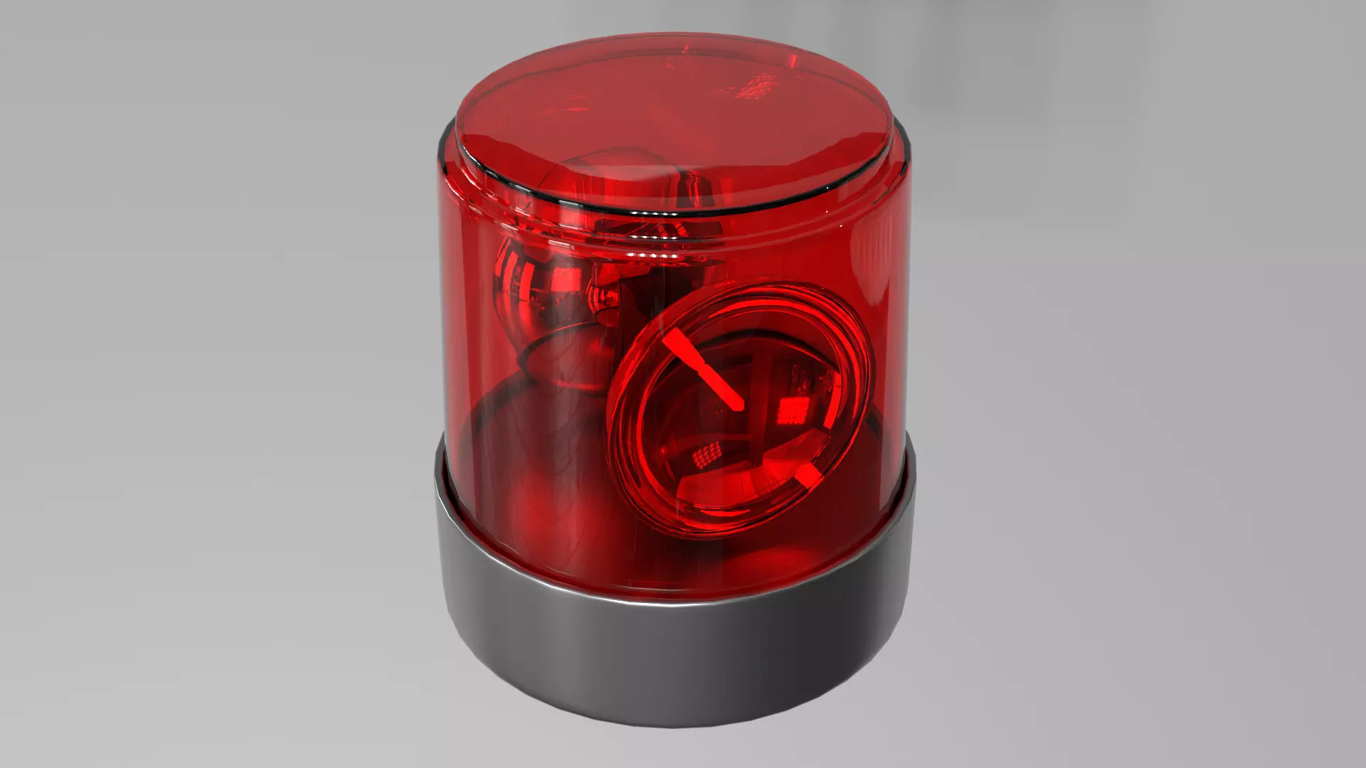 Warning Light PBR 6 Low-poly 3D model