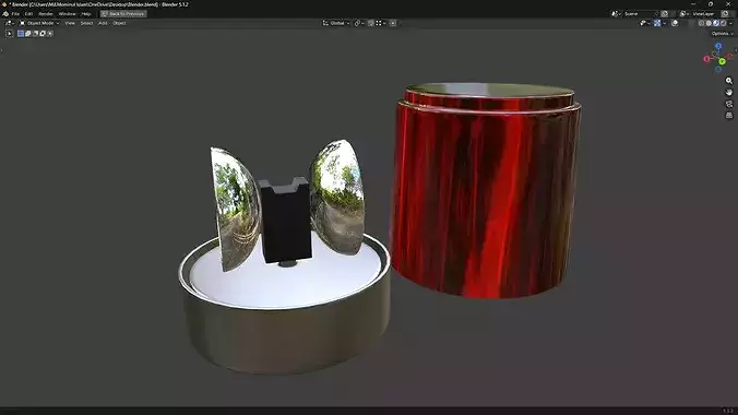 Warning Light PBR 6 Low-poly 3D model 3