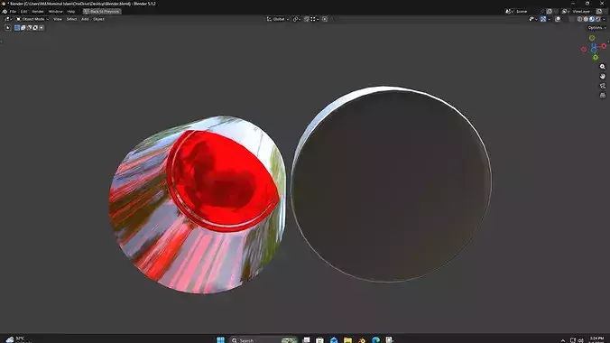 Warning Light PBR 6 Low-poly 3D model 6