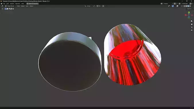 Warning Light PBR 6 Low-poly 3D model 4