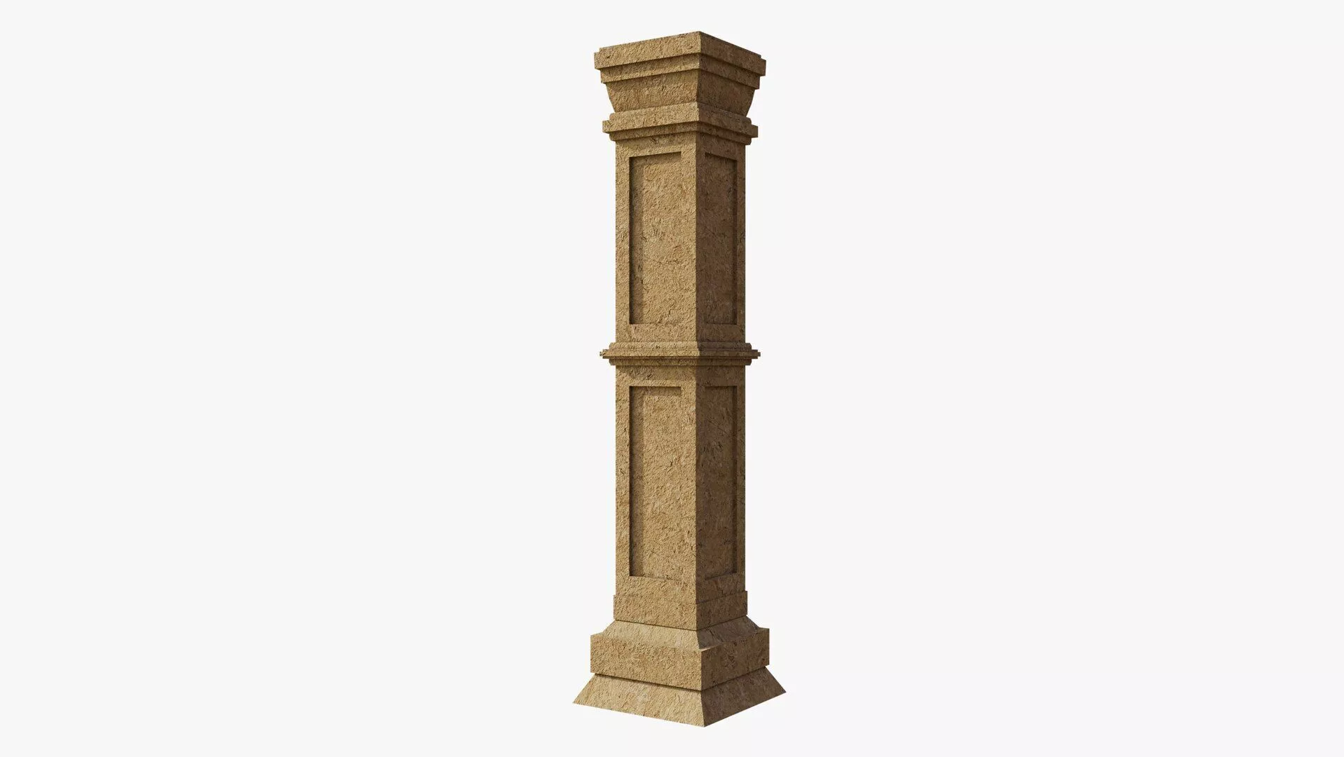 Stone Pillar Free 3D model
