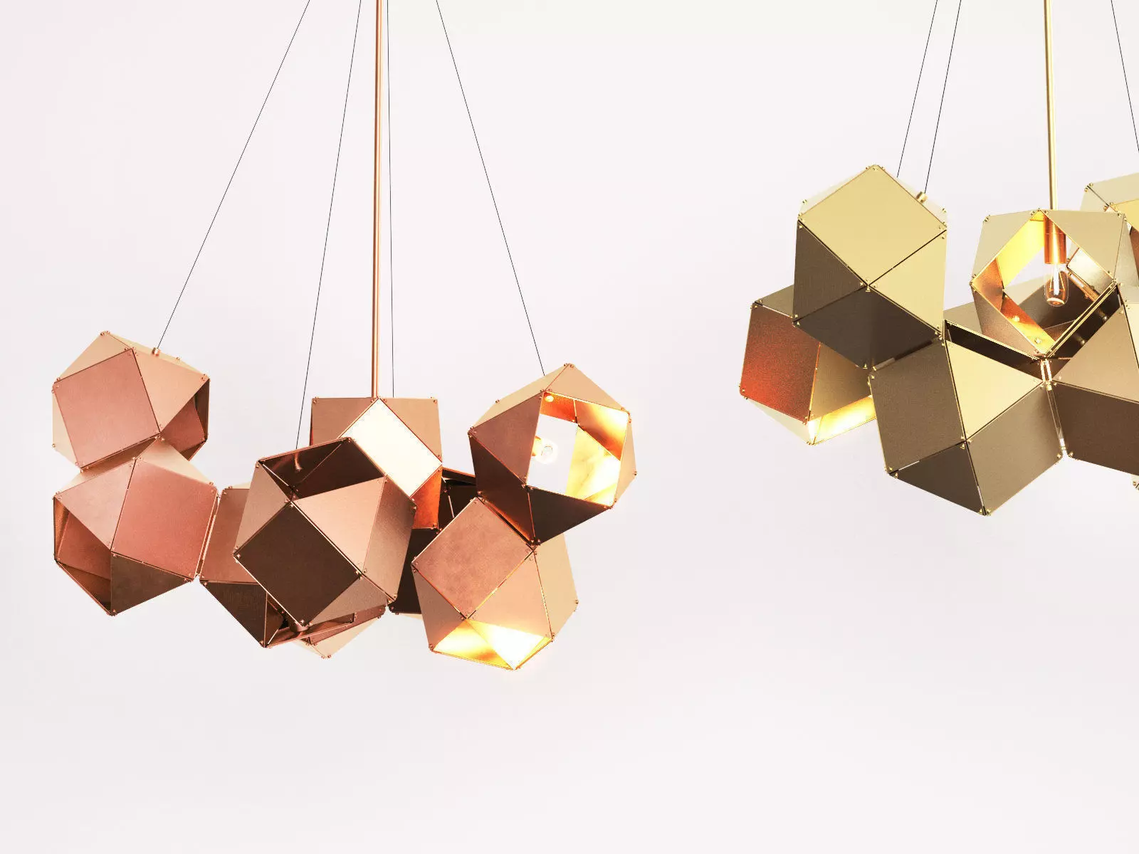 Welles Central Chandelier 3D model_0