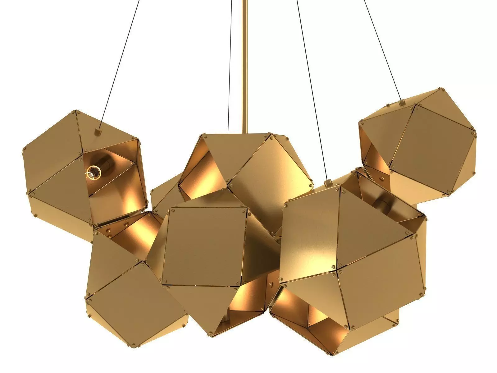 Welles Central Chandelier 3D model_4