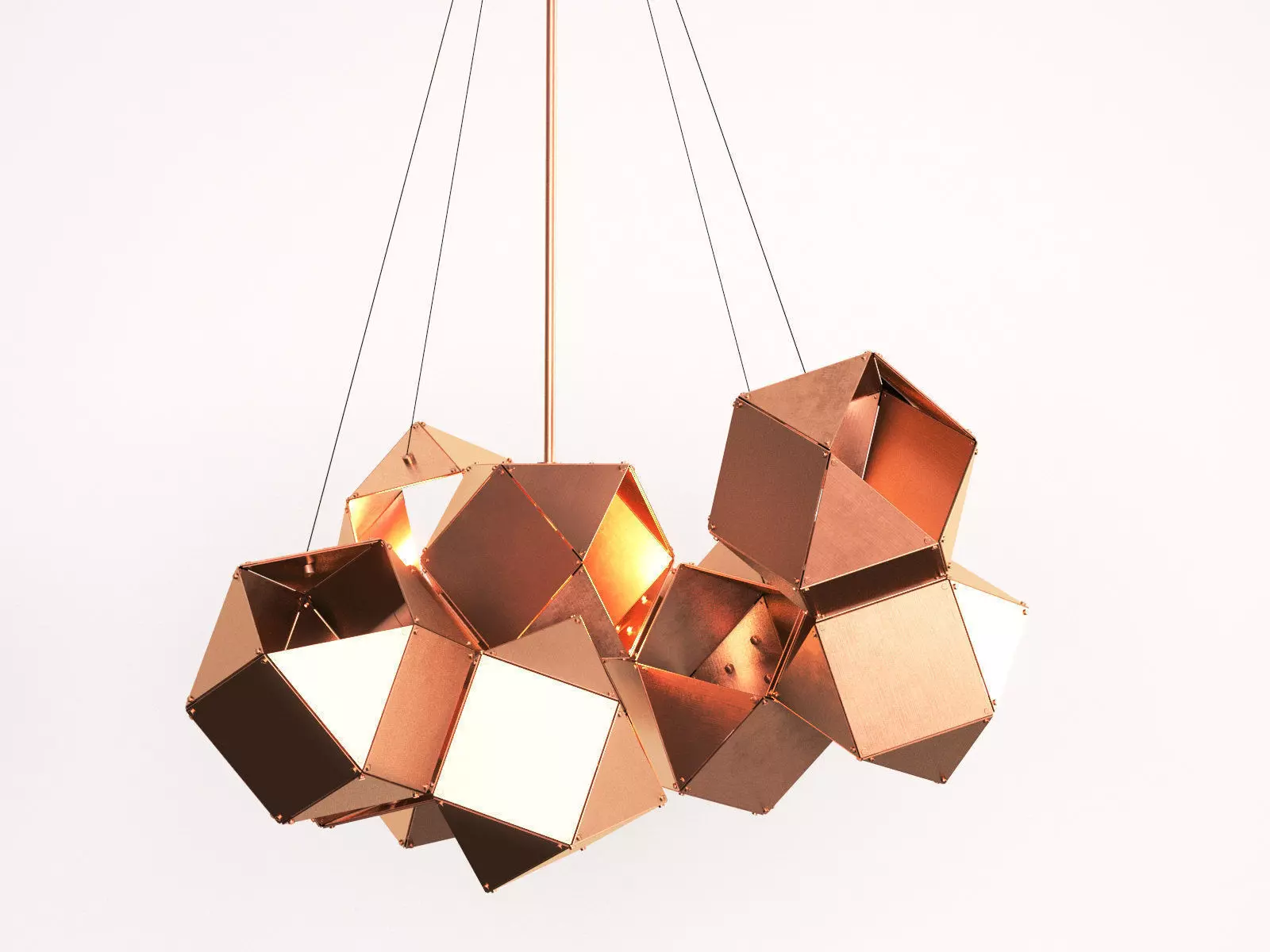 Welles Central Chandelier 3D model_2