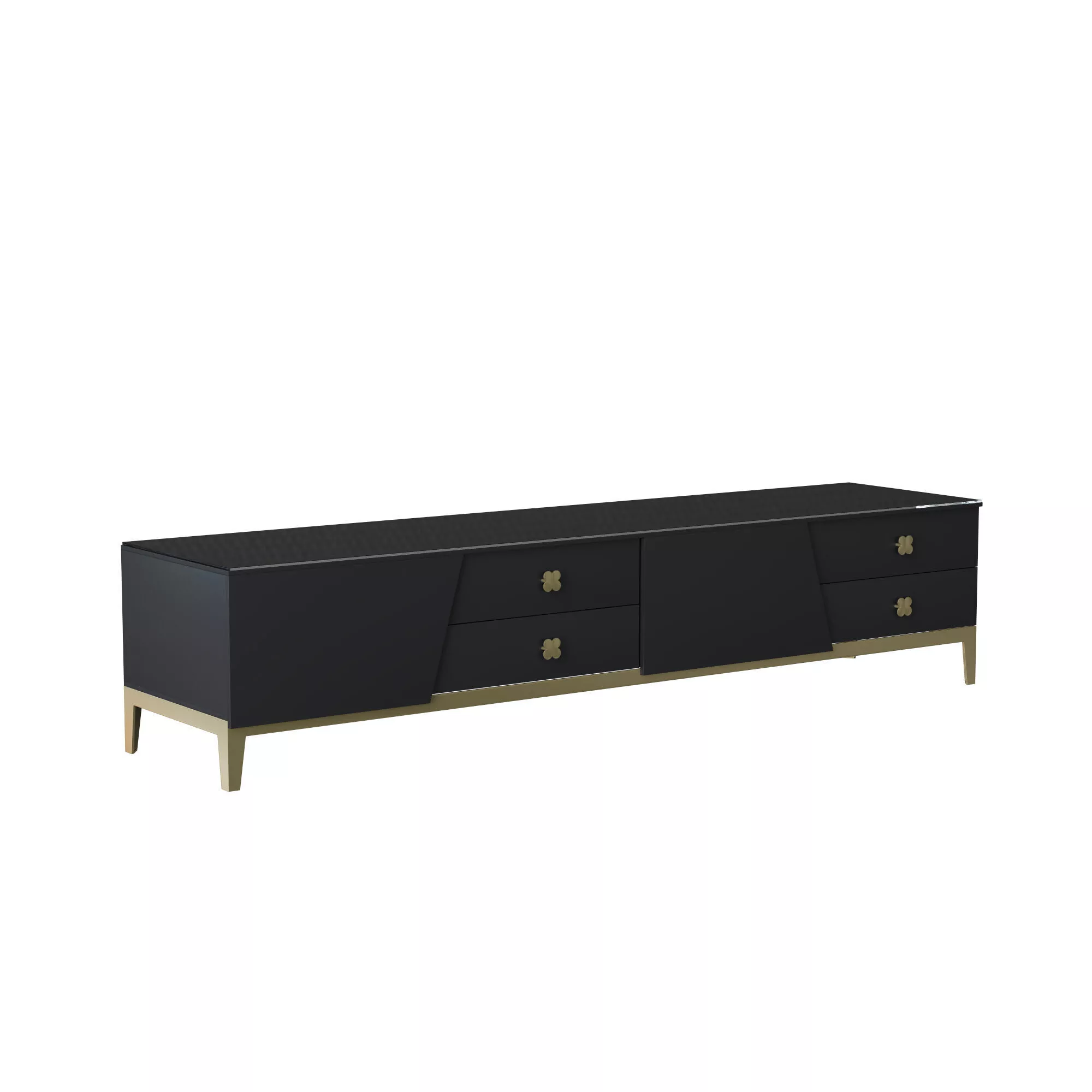 Minimalist TV Cabinet 3D Asset 3D model