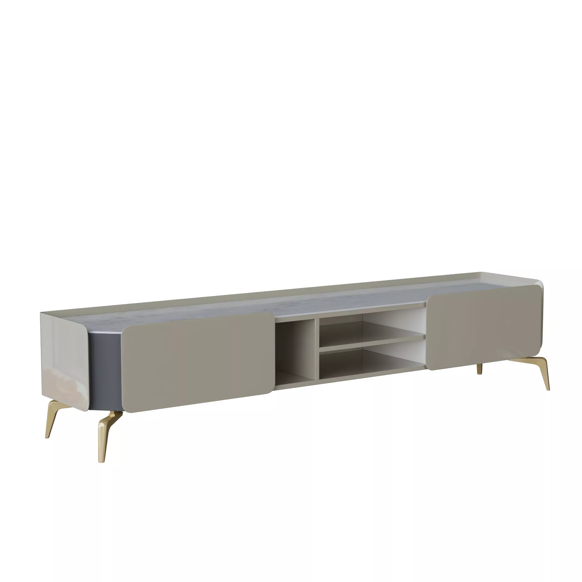 Minimalist TV Cabinet 3D Asset 3D model