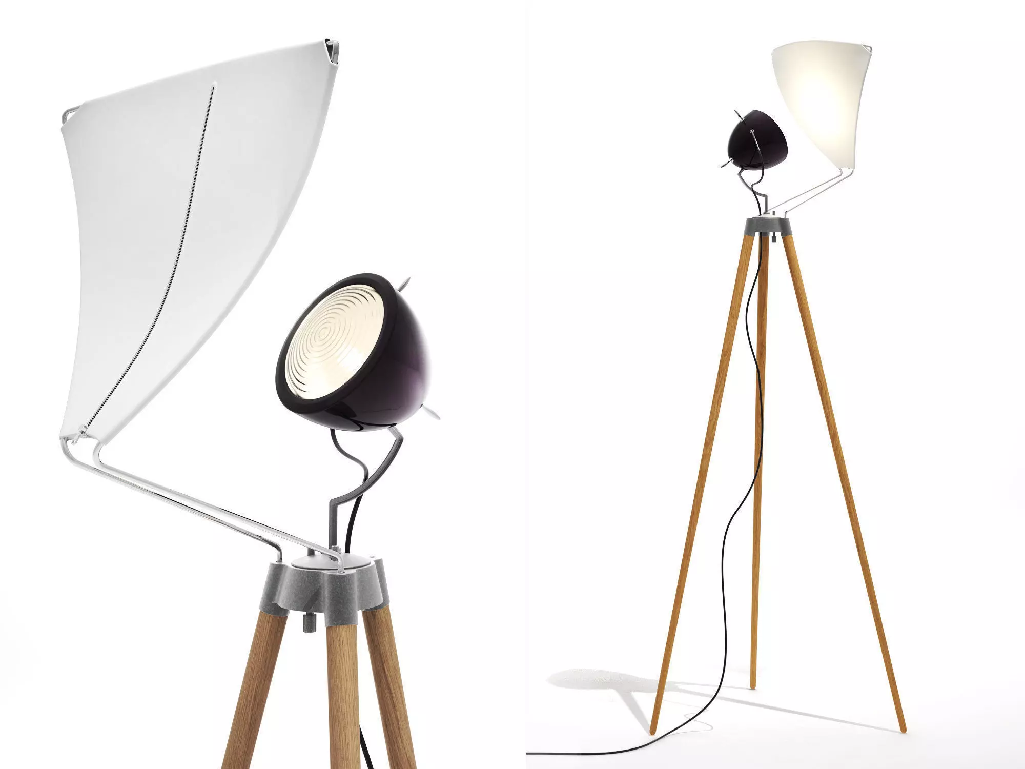 George Floor Lamp 3D model_0