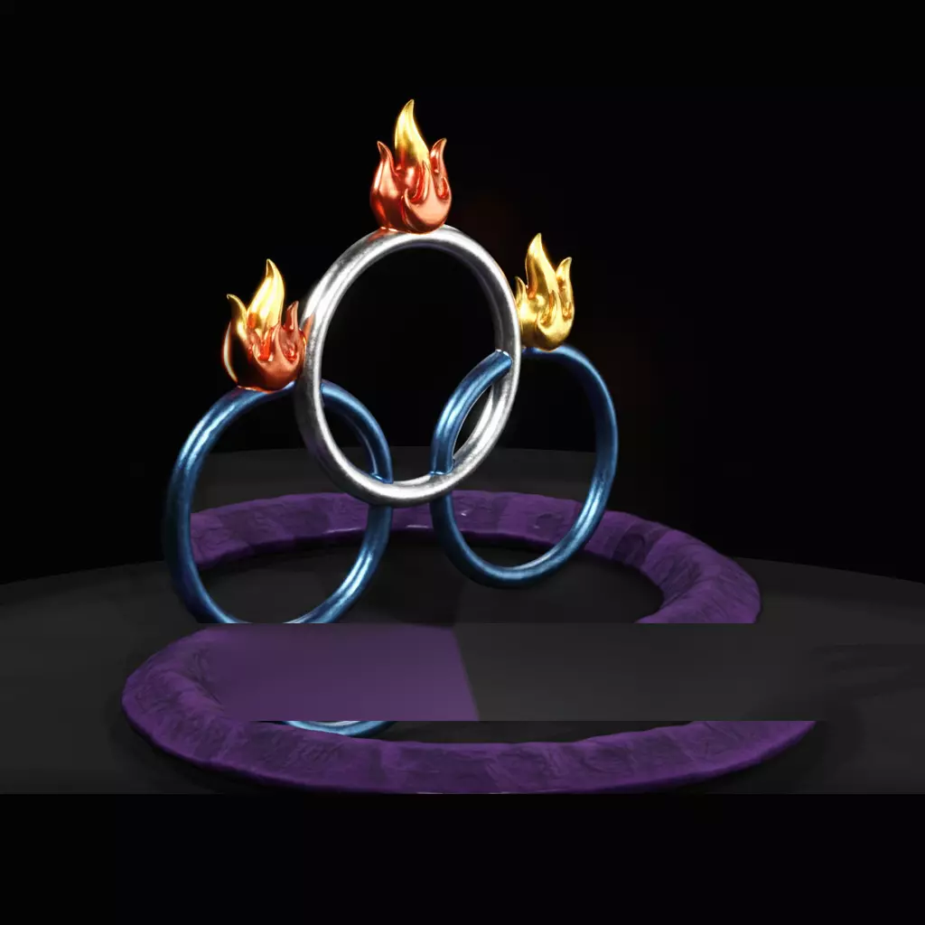 rings of fire for Dioramas 3D print model