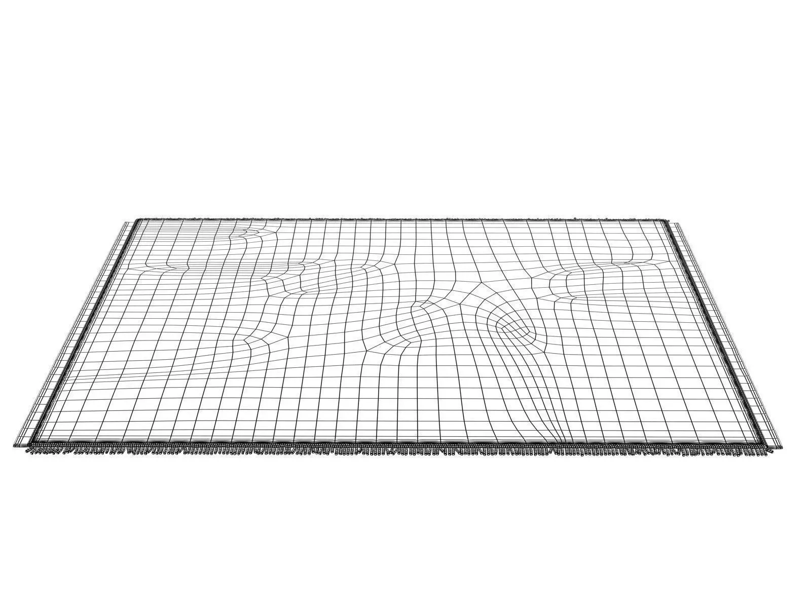 Moss rug 3D model_2