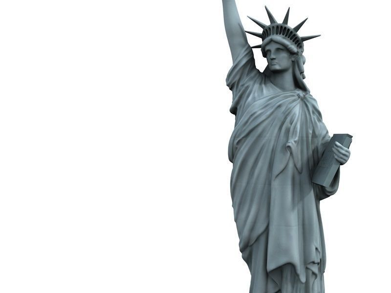 Statue of Liberty 3D model_6