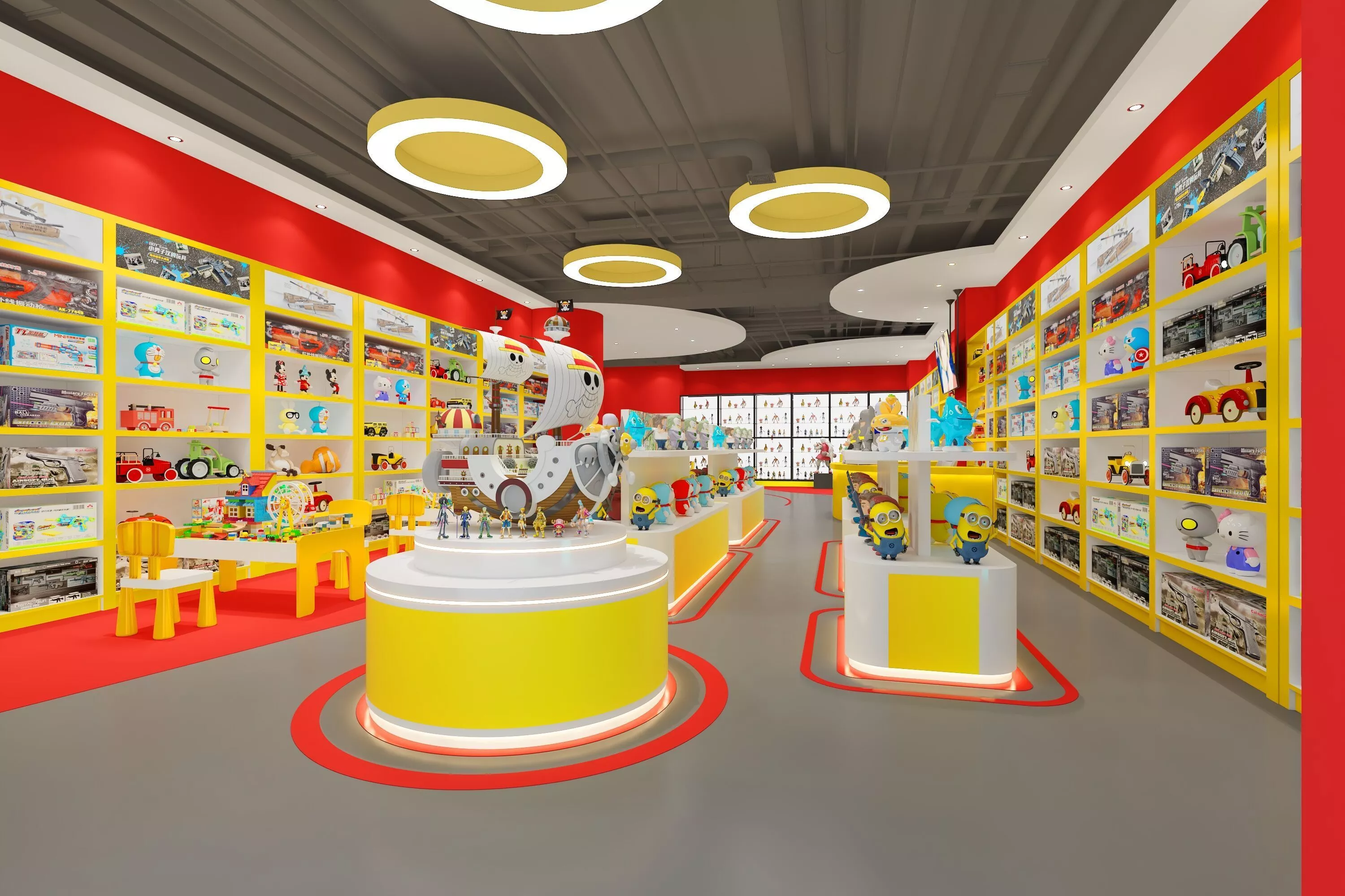 Trendy Toy Store Interior 3D model
