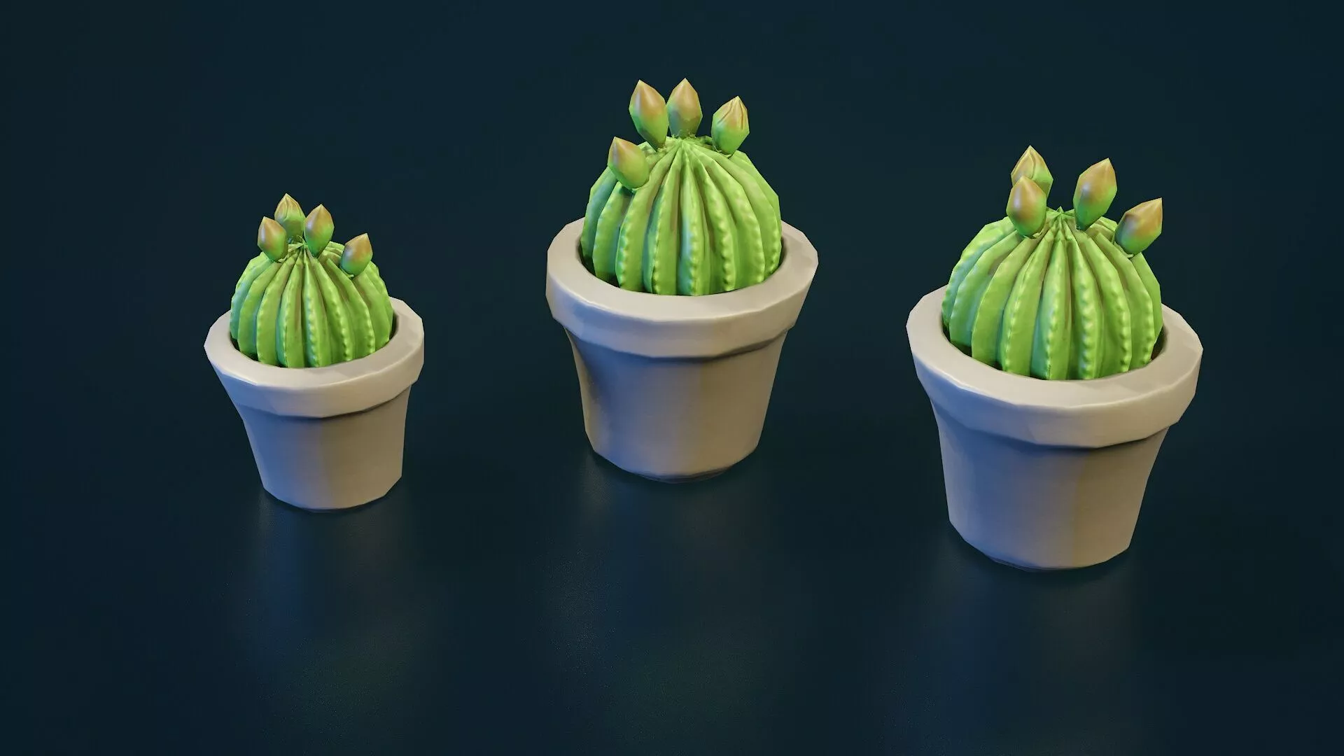 3d model Stylized House Plant 14 Low-poly 3D model