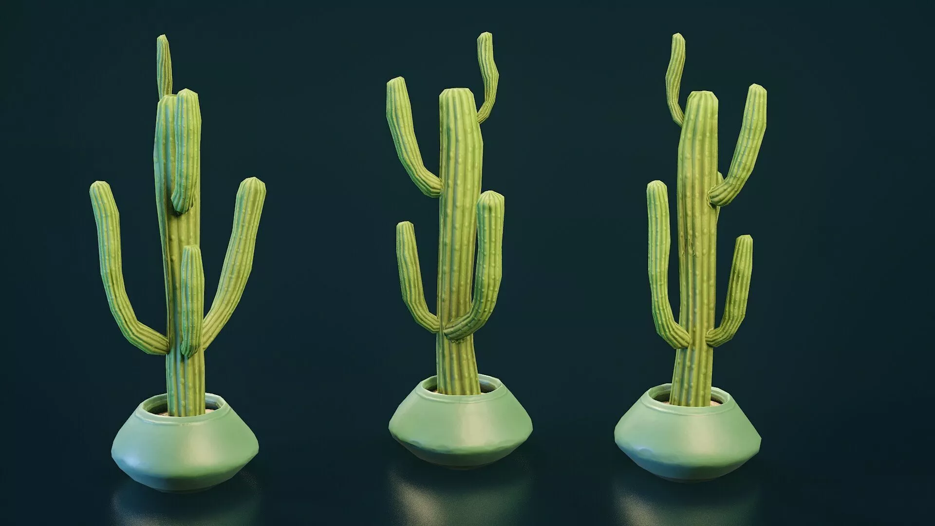 3d model Stylized House Plant 18 Low-poly 3D model