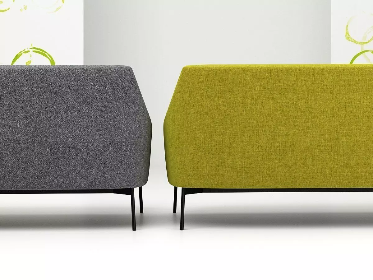 2-Seater Sofa 3D model_5