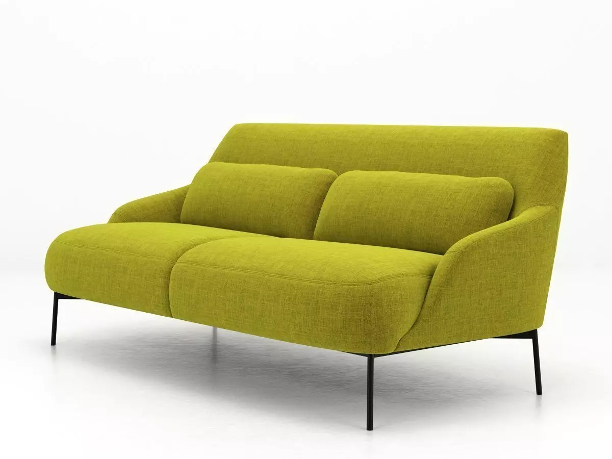 2-Seater Sofa 3D model_3