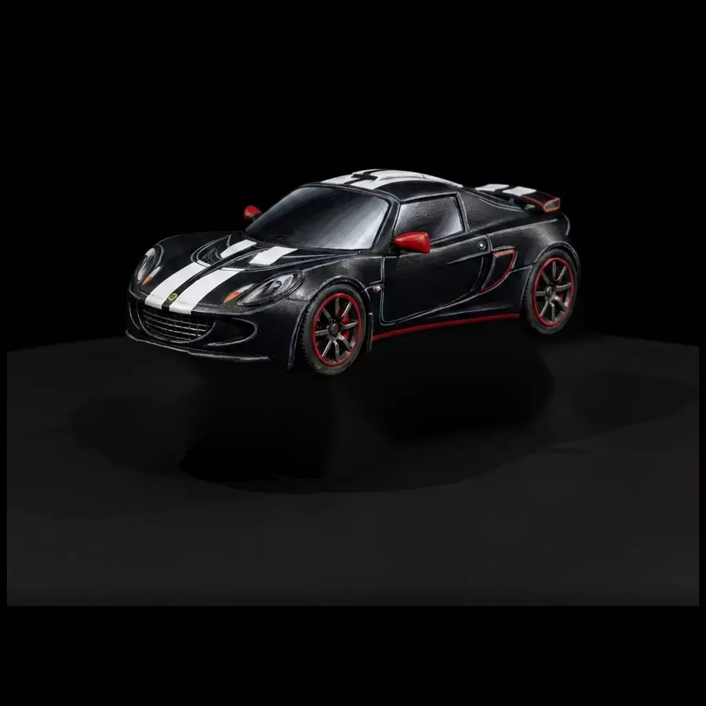 HO Stylized Sports Supercar Coupe Printable STL 3D print model