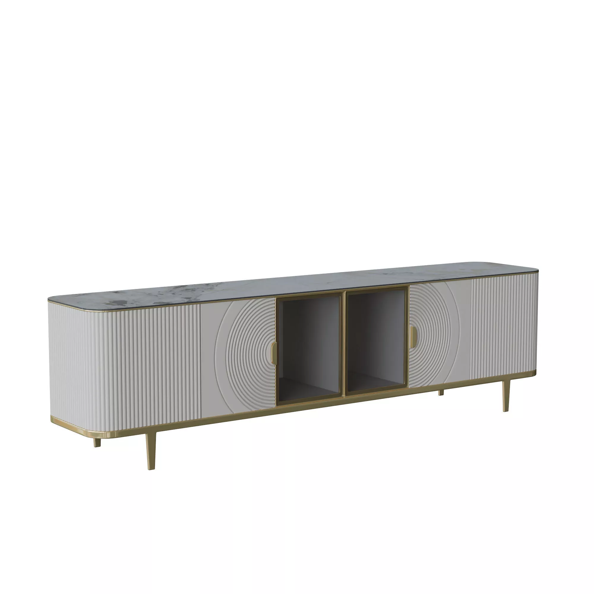 Minimalist TV Cabinet 3D Asset 3D model