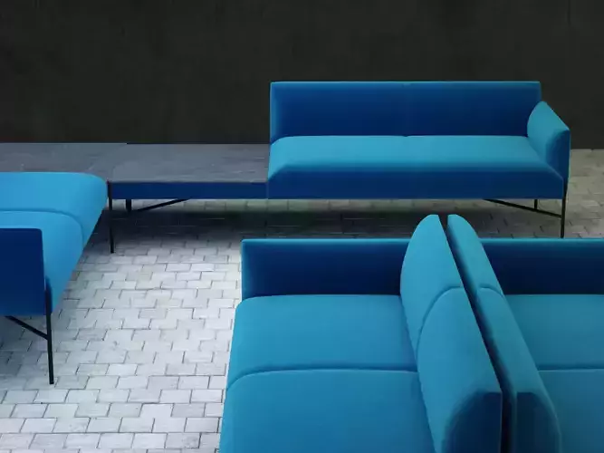 Sofa Set with marble top