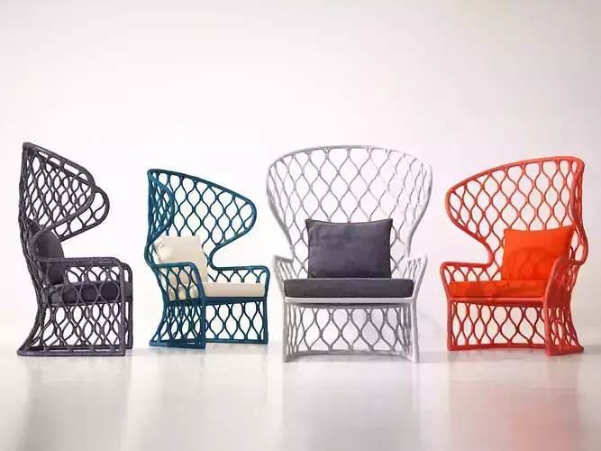 Painho Lounge Chair 3D model