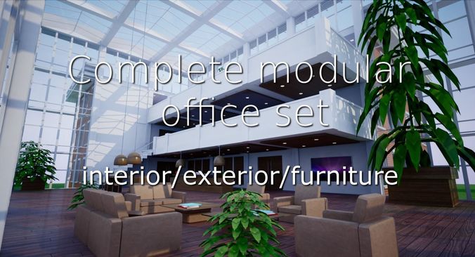 SHC QUICKOFFICE COMPLETE PACK LM Low-poly 3D model_13