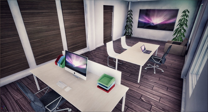 SHC QUICKOFFICE COMPLETE PACK LM Low-poly 3D model_9