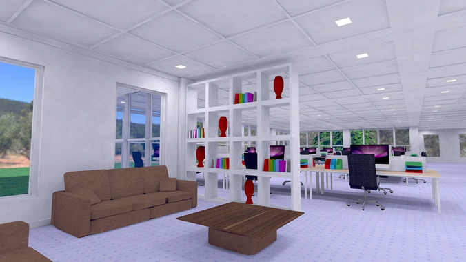 SHC QUICKOFFICE COMPLETE PACK LM Low-poly 3D model_80