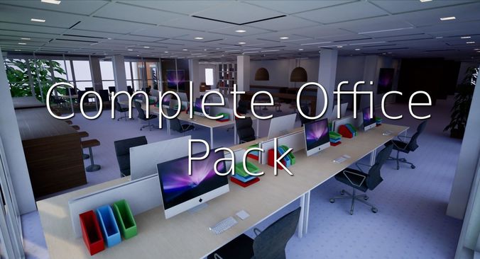 SHC QUICKOFFICE COMPLETE PACK LM Low-poly 3D model_14