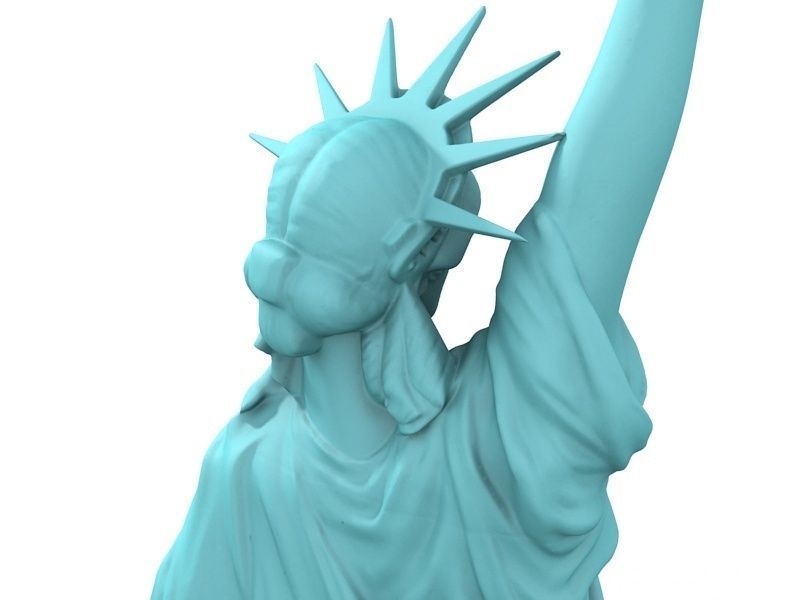 3D Printable - Statue of Liberty 3D print model_3