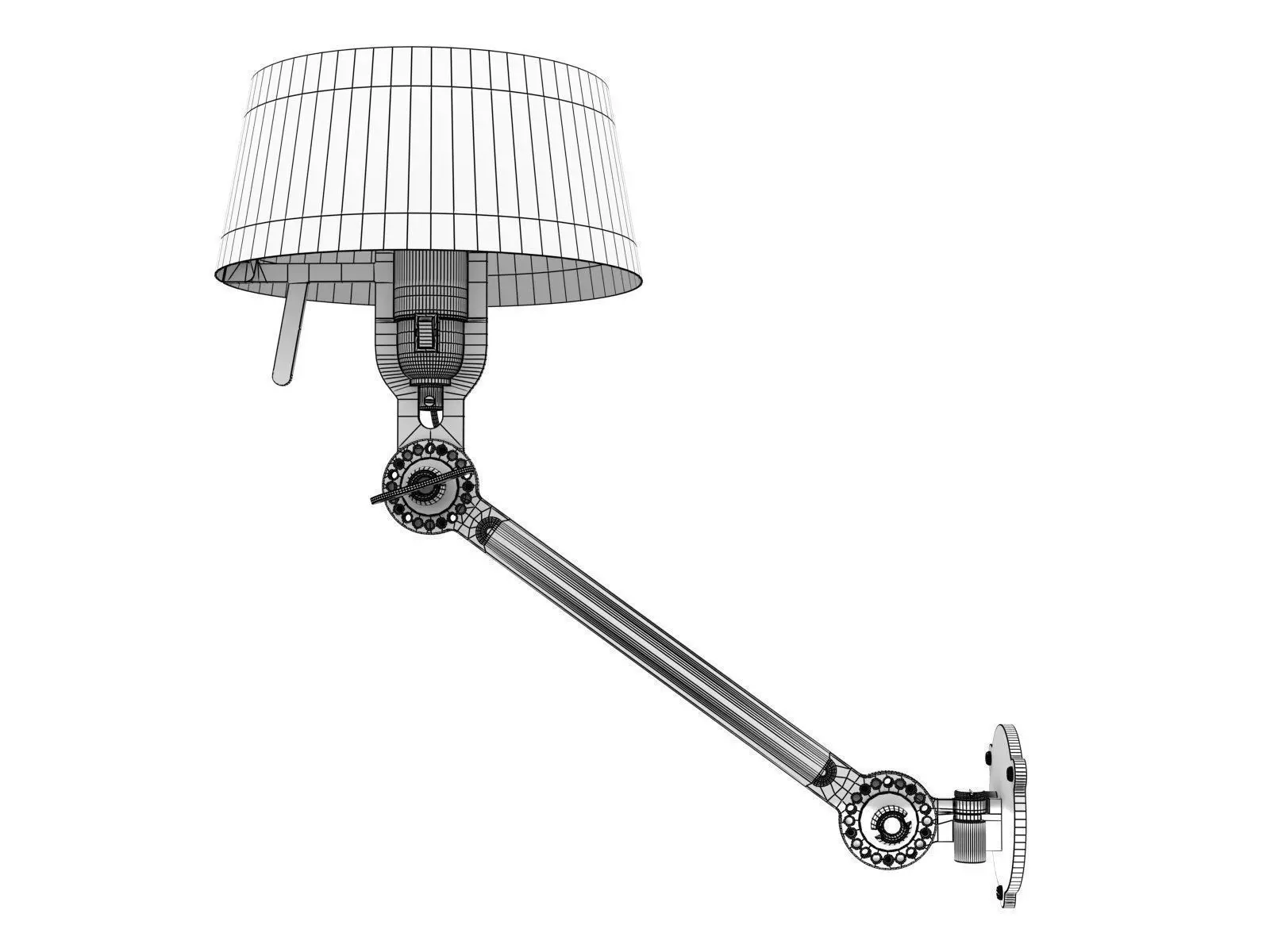 Bolt Bed Underfit 3D model_4