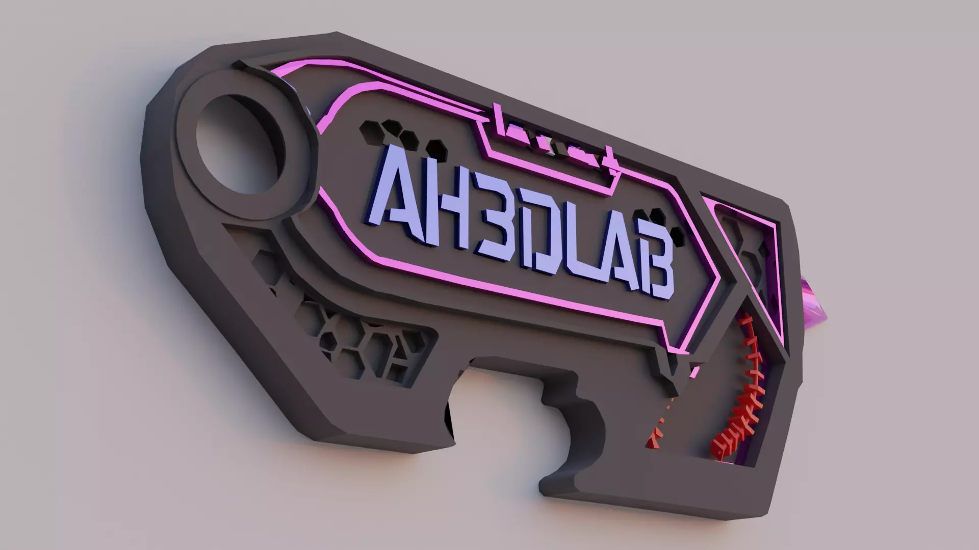 keychain 3d model 3D print model
