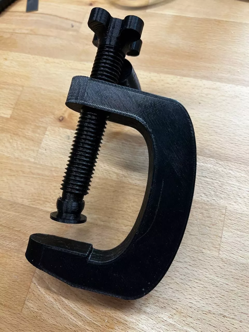 3D Printed C-Clamp Fully Assembled Printable Clamp 3D print model