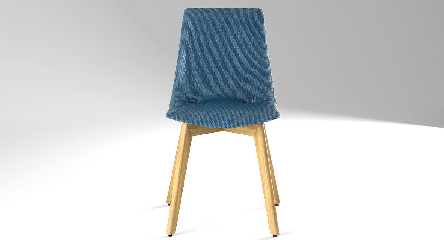 Lui Chair Team 7 - 2 3D model_3