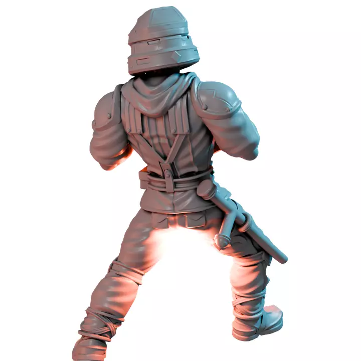 Soldier Of The Order II - Fantasy 3D Print Model 3D print model