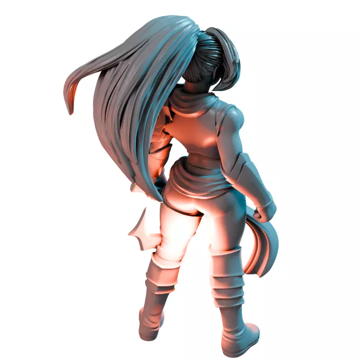 Guild Hero IV - Heroic Scale Miniature 3D print model