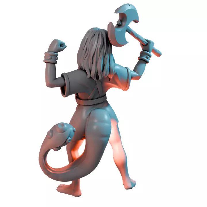 Fimir 1 IV - RPG Tabletop Figure 3D print model