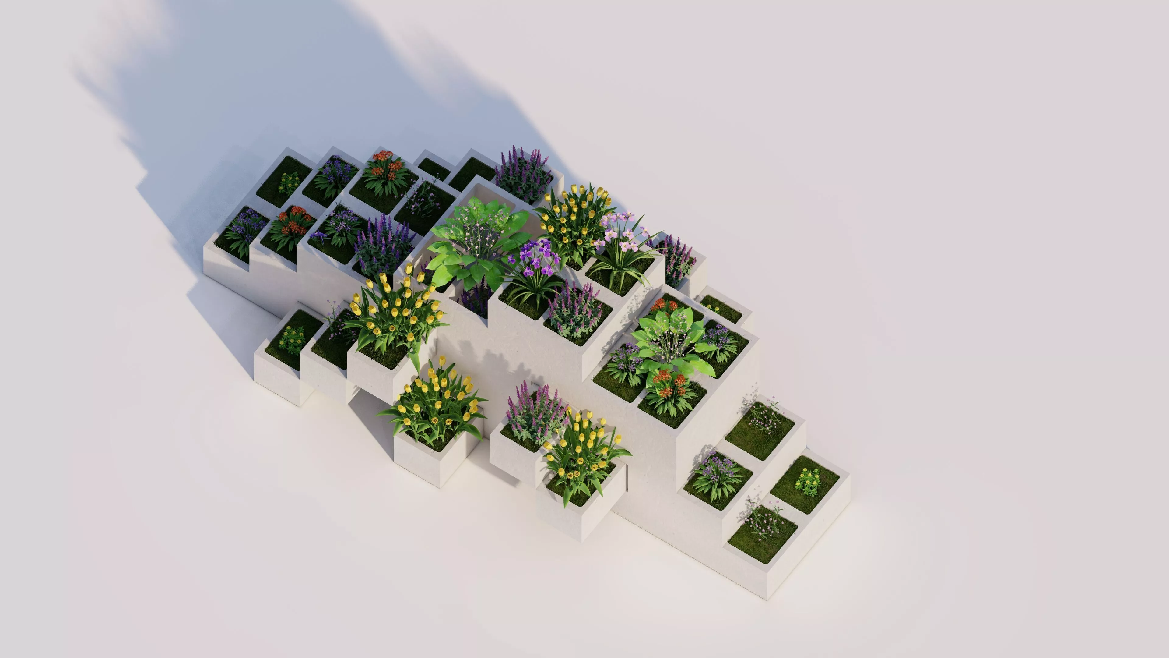 Master park-Regional park project-Private Park Landscape 3D model