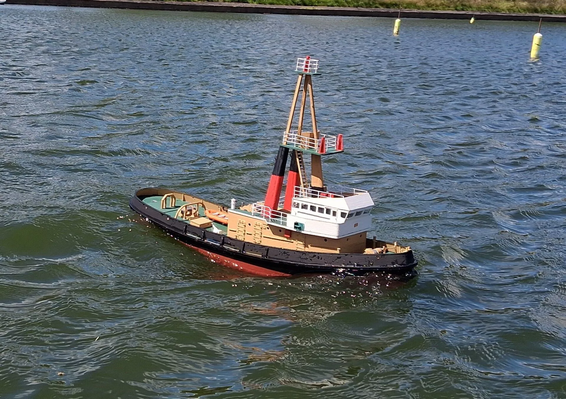 Radio Controlled Ship Boat Tug Flying Phantom 3D print 3D print model