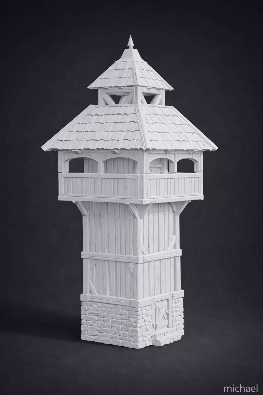Timberwatch Tower 3D print model