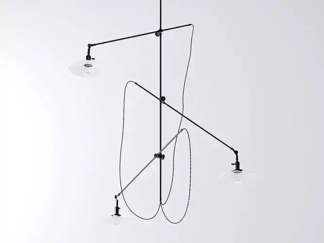 Articulated Industrial Light 3D model