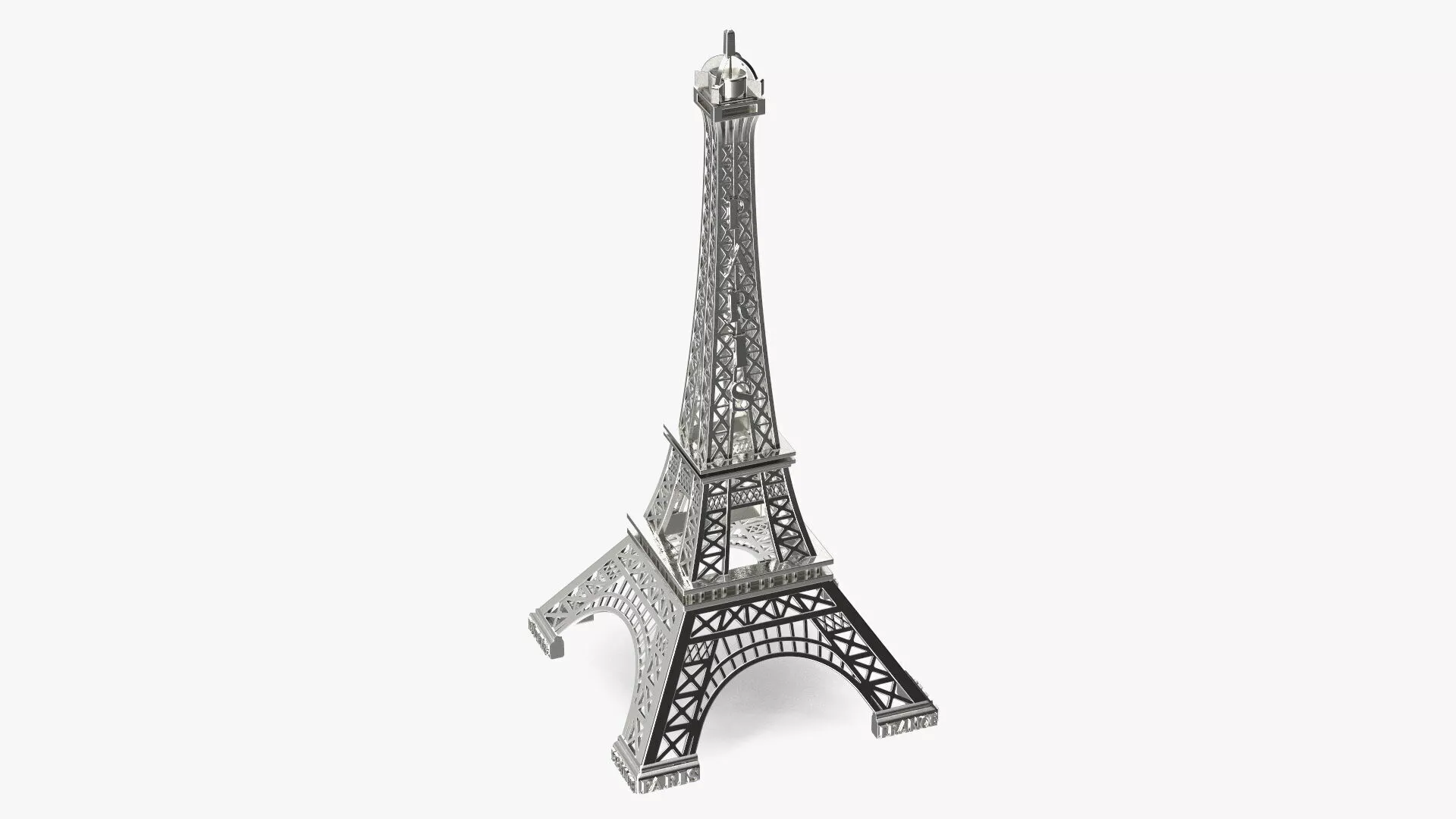 Eiffel Tower Silver Souvenir for 3D Print 3D print model