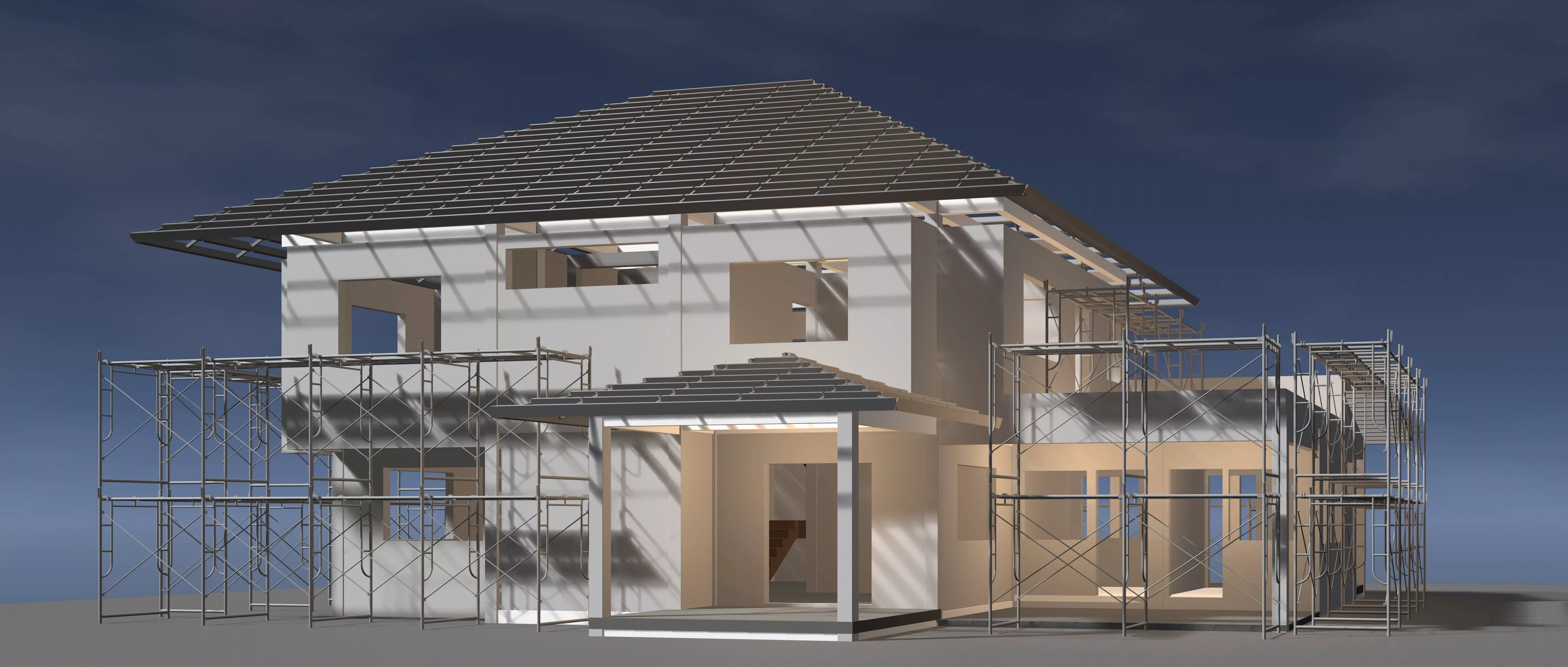 House under construction 26-15 3D model