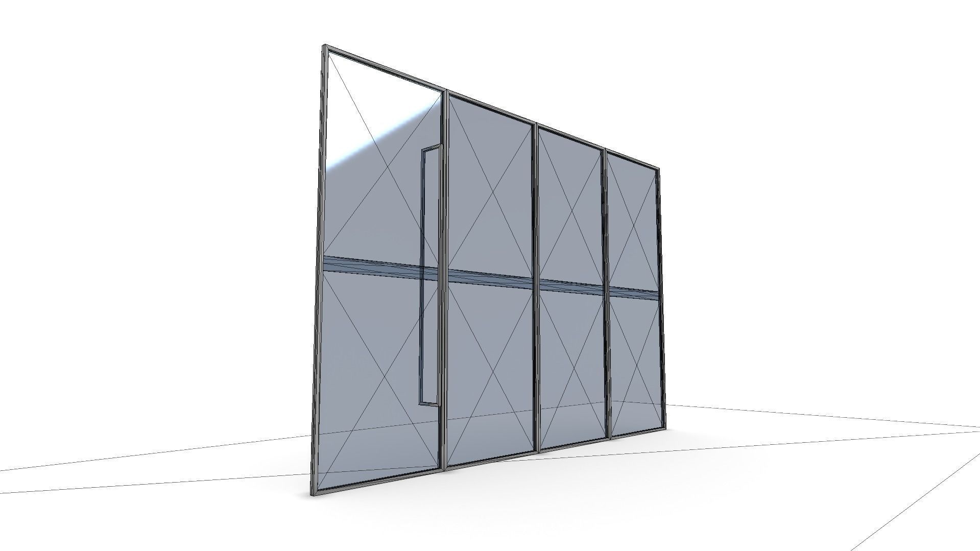 All furniture lightmapped SHC Quickoffice Low-poly 3D model_122