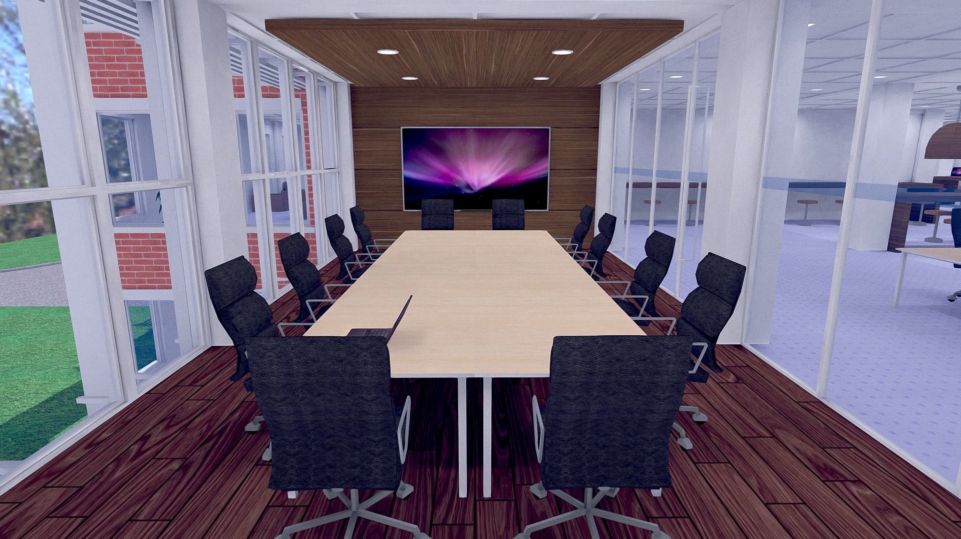 All furniture lightmapped SHC Quickoffice Low-poly 3D model_156