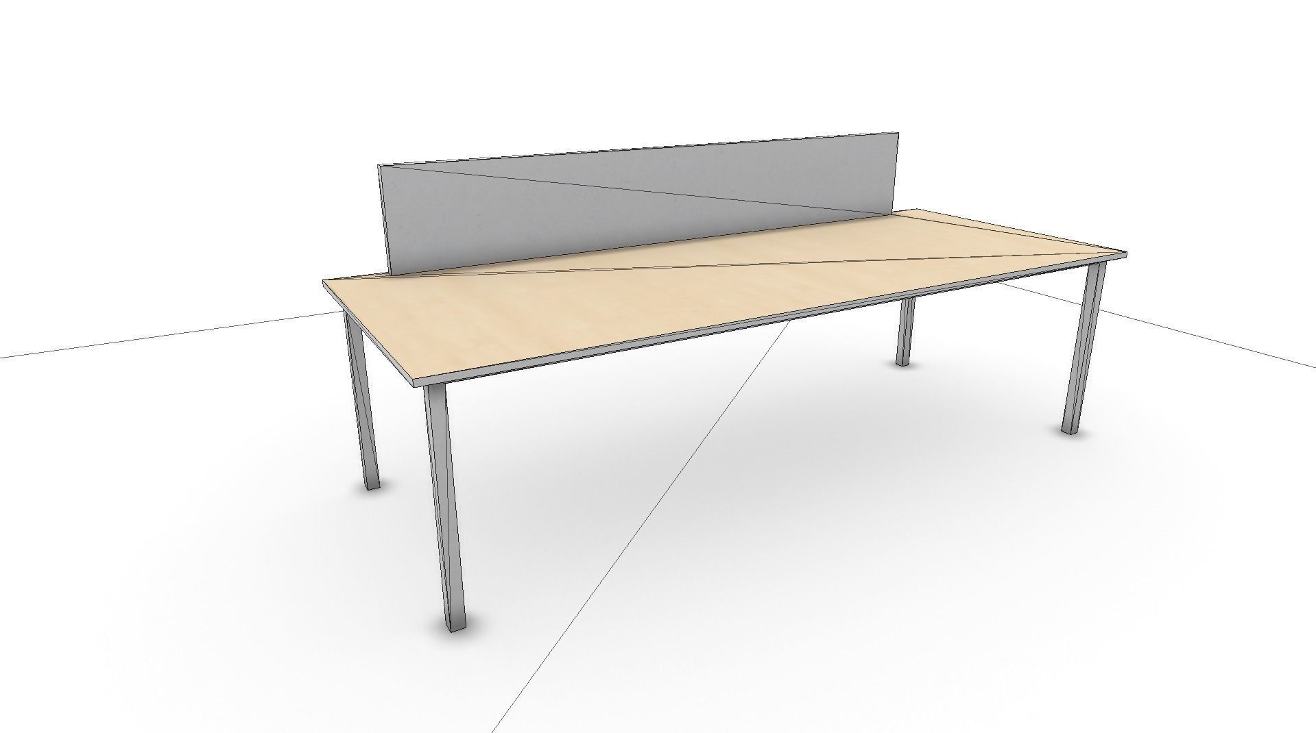 All furniture lightmapped SHC Quickoffice Low-poly 3D model_163
