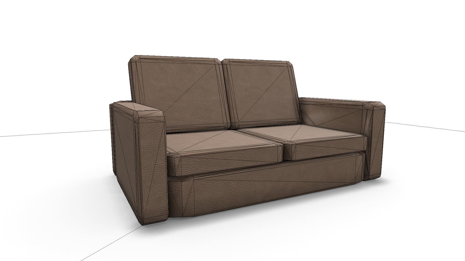 All furniture lightmapped SHC Quickoffice Low-poly 3D model_220